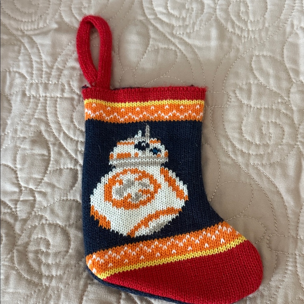 Star Wars BB-8 Knit Mini Christmas Stocking (7”)